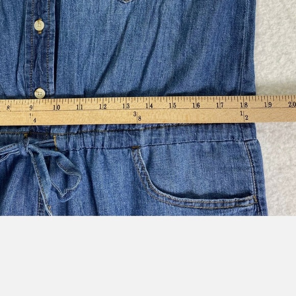 Universal Thread Blue Denim Romper - Picture 5 of 7